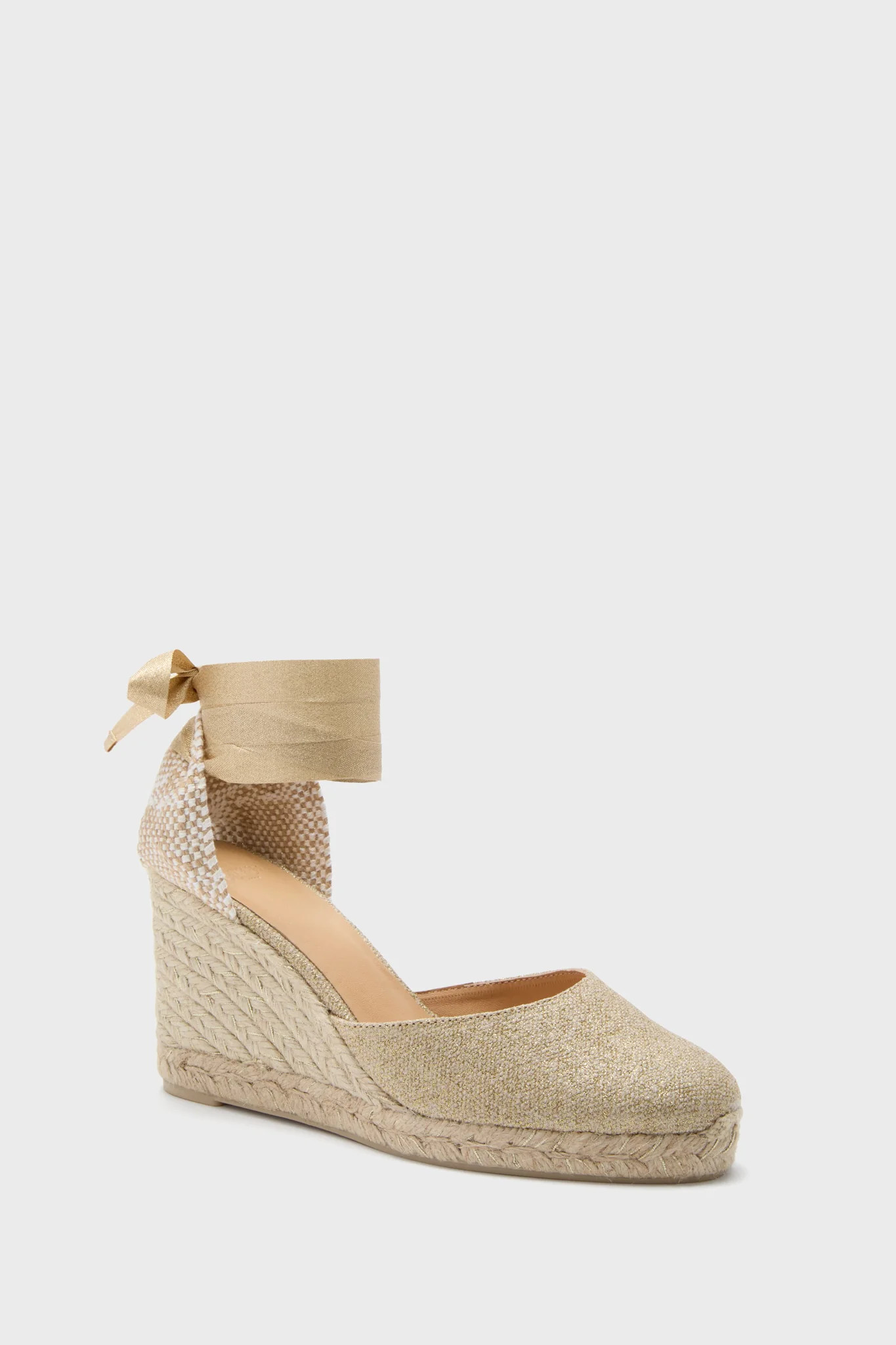 Gold Oro Claro Carina Espadrilles | Tuckernuck (US)