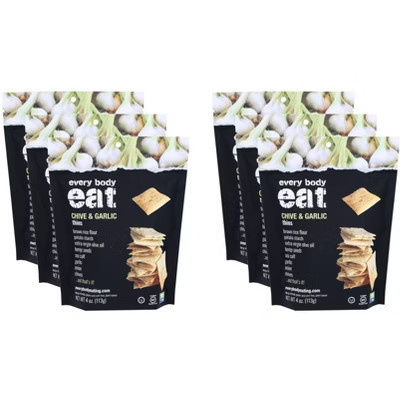 Every Body Eat Thins Chive & Garlic - Case of 6 - 4 oz | Target
