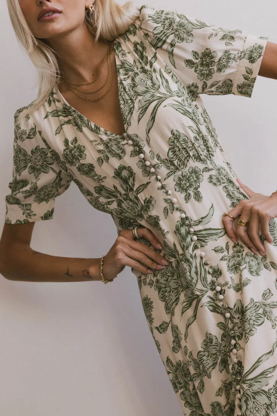 Floral Midi Dress | Böhme US