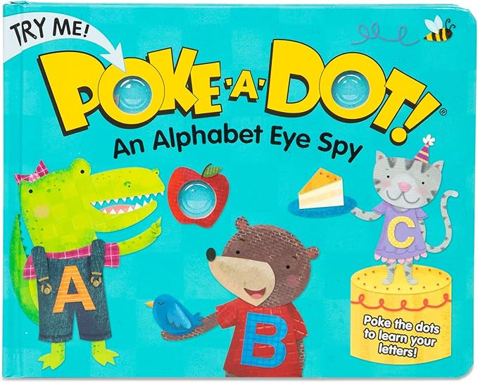 Melissa & Doug Children's Book - Poke-a-Dot: An Alphabet Eye Spy (Board Book with Buttons to Pop) | Amazon (US)