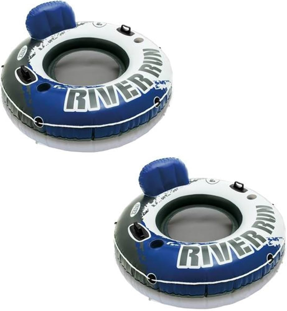 Intex River Run Inflatable Floating Tube Water Raft for Lake River Pool | Amazon (US)