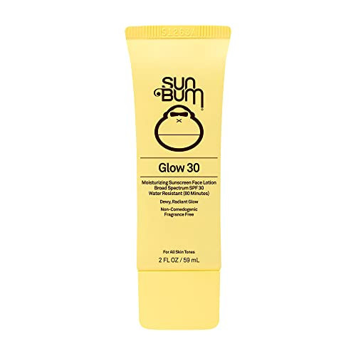 Sun Bum SPF 30 Glow Sunscreen Face Lotion - Moisturizing Facial Sunscreen - Tinted - Shimmer Finish - Hawaii 104 Act Compliant (Made without Octinoxate & Oxybenzone) - Travel Friendly - 2 oz | Amazon (US)