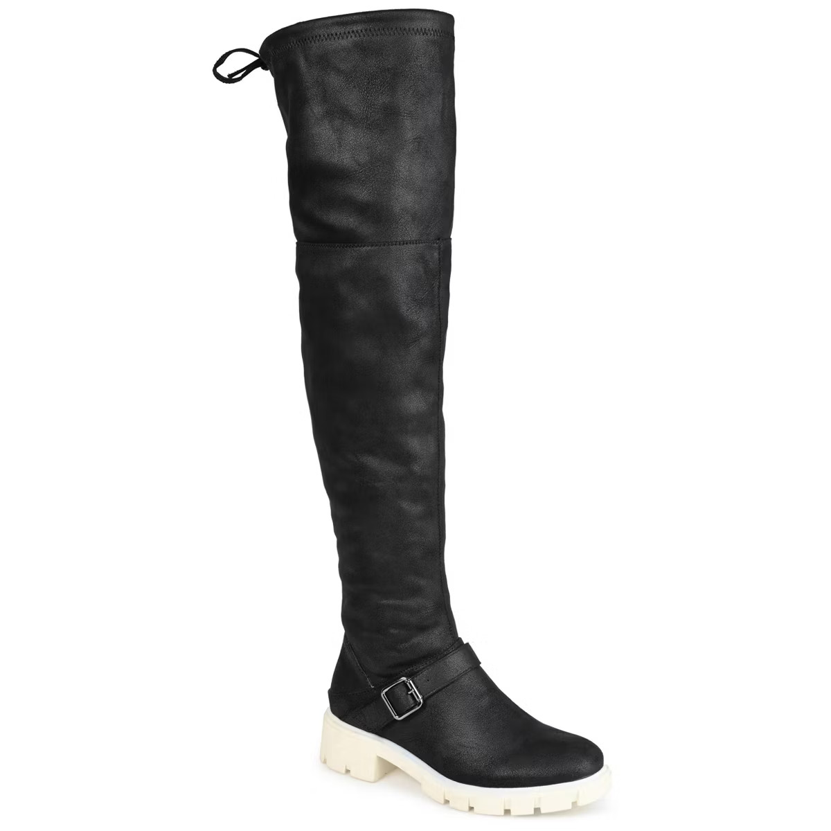 Journee Collection Womens Salisa Tru Comfort Foam Wide Calf Block Heel Over The Knee Boots | Target