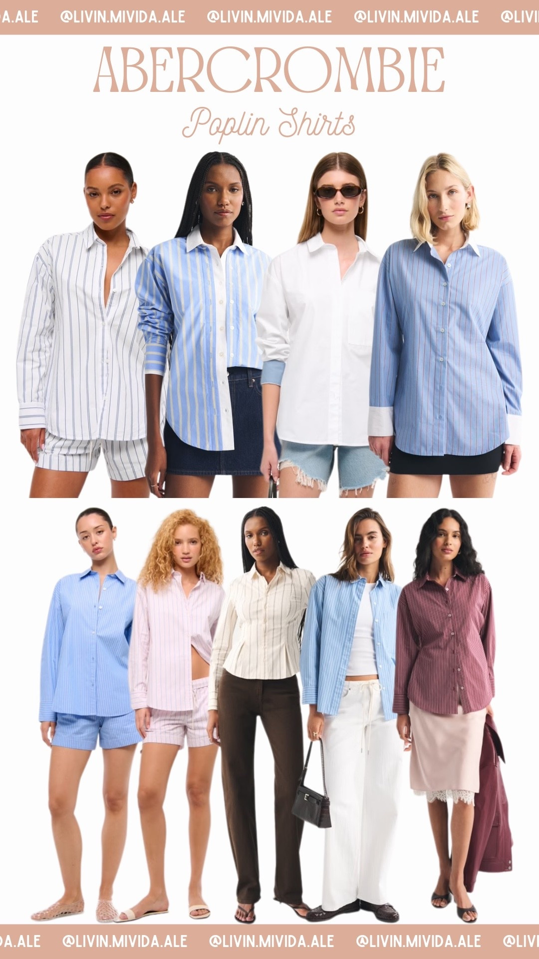 Poplin shirts 👕 

#abercrombie #poplinshirts #women

#LTKootd #LTKTravel #LTKSeasonal