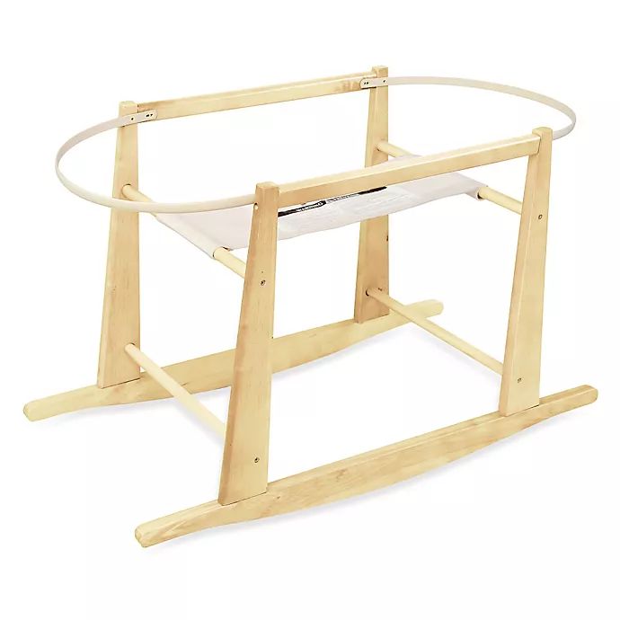 Jolly Jumper® Rocking Moses Basket Stand in Natural | buybuy BABY
