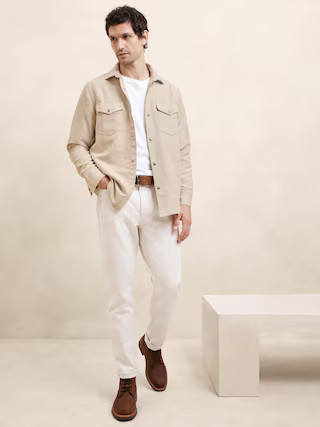 Vegan Suede Shirt | Banana Republic Factory | Banana Republic Factory