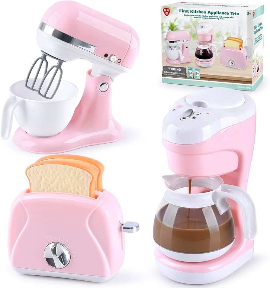 Kitchen Appliances Toys, Kids Play Kitchen Accessories Set, Pretend Kitchen Toys for Kids Ages 4-... | Amazon (US)