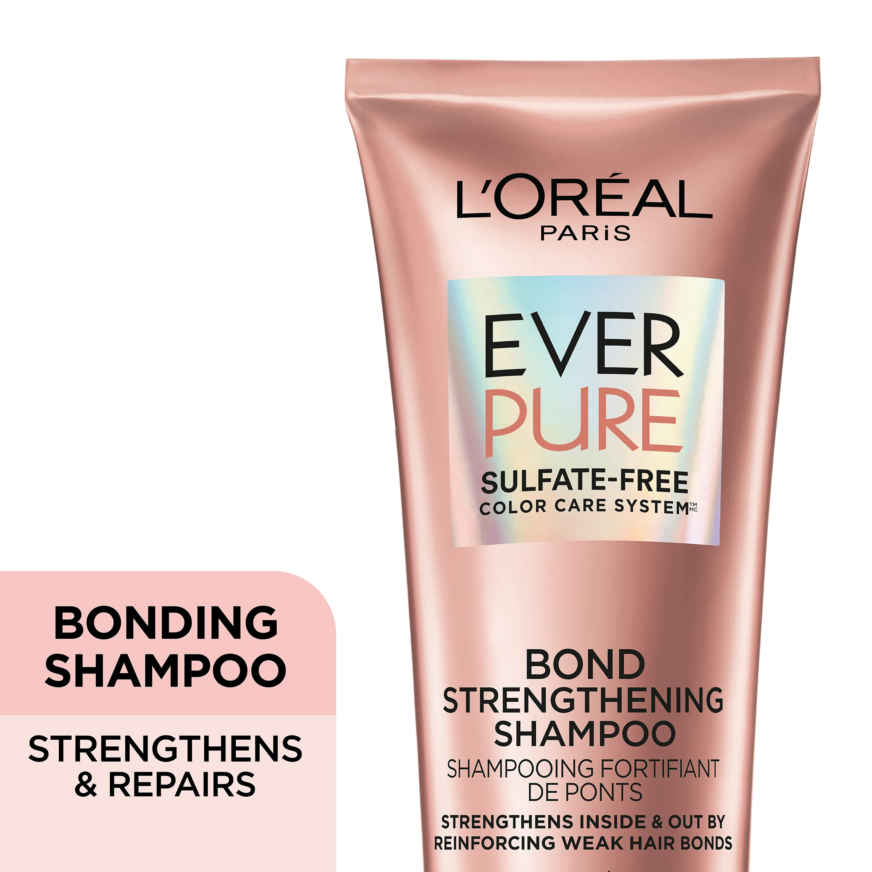 L'Oreal Paris EverPure Sulfate Free Bond Strengthening Color Care Shampoo, 6.8 fl oz - Walmart.co... | Walmart (US)