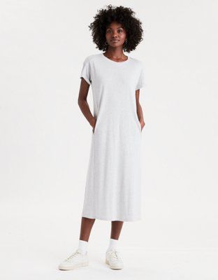 AE Oversized T-Shirt Maxi Dress | American Eagle Outfitters (US & CA)