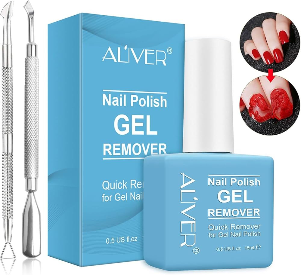 Gel Nail Polish Remover(15ml), Remove Gel Nail Polish Within 2-5 Minutes - Quick & Easy Polish Re... | Amazon (US)