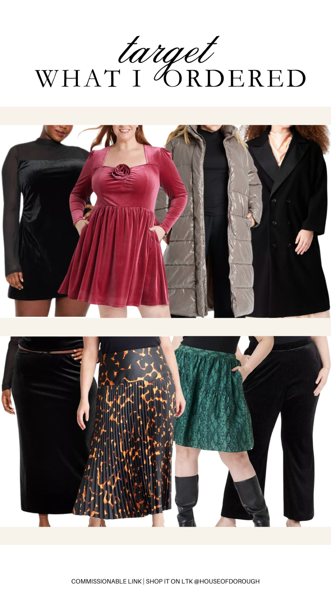 Just ordered these pieces from Target! Perfect plus size pieces for the holidays! 

plus size fashion, plus fashion, target plus size outfits, leopard skirt, velvet dresses

#LTKSeasonal #LTKStyleTip #LTKPlusSize