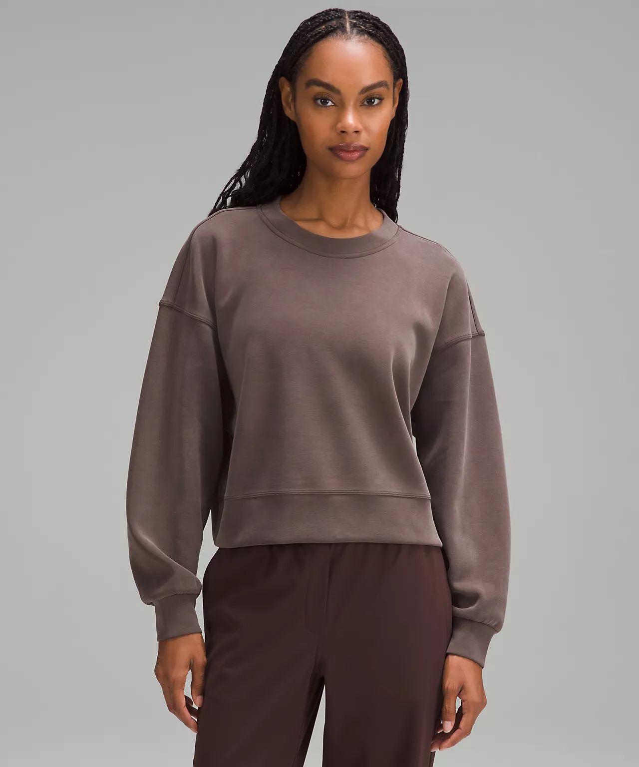 Softstreme Perfectly Oversized Cropped Crew | Women's Hoodies & Sweatshirts | lululemon | Lululemon (US)