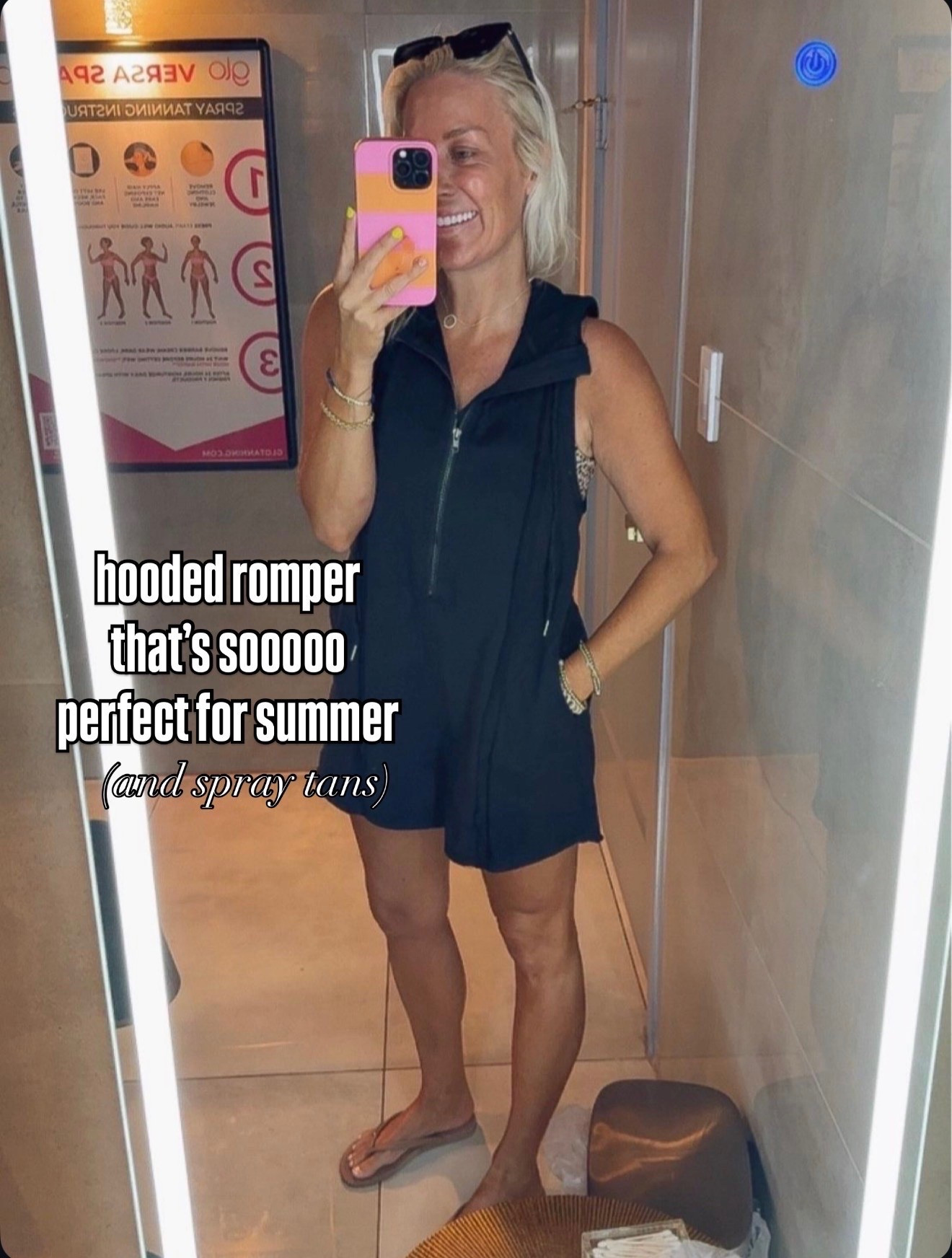 Hooded romper that is so perfect for summer 
#LTKootd #LTKSeasonal

#LTKootd #LTKSeasonal