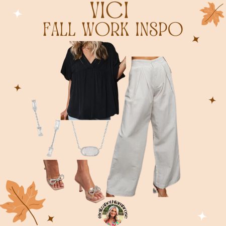 VICI is having a sale so I put together some cute fall work outfits! Some pieces you can style multiple ways which is more bang for your buck!! I love a good business pant that you can pair with multiple colors!! I always go with a good neutral!! 
You can use code SAVEBIG right now to get an extra 40% off their sale prices! Most of these are on sale so grab them while you can! 

#vici #fallsale #fall #recentorder #sweater #tanks #work #tops #workwear #bodysuit #sale #workoutfit #workfits #BusinessCasual #Business #busy #corporate 

#LTKsalealert #LTKSeasonal #LTKworkwear
