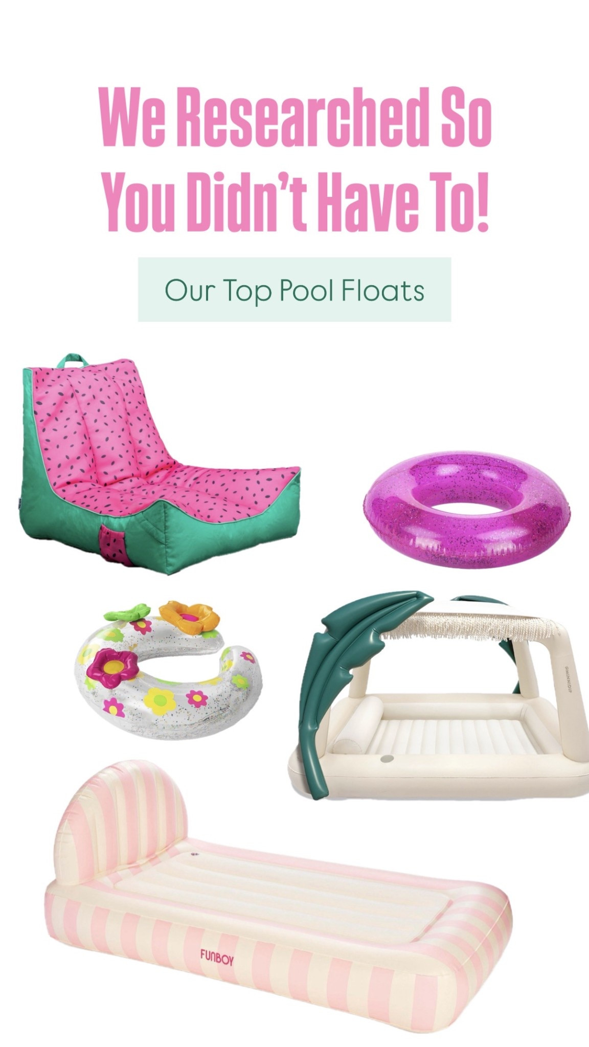 We researched so you didn’t have to! Our top pool floats. 

#LTKHome #LTKActive #LTKKids