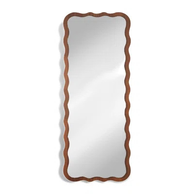 3-In-1 Versatile Scalloped Full-Length Mirror - Wall-Mounted, Leaning & Freestanding | Wayfair North America