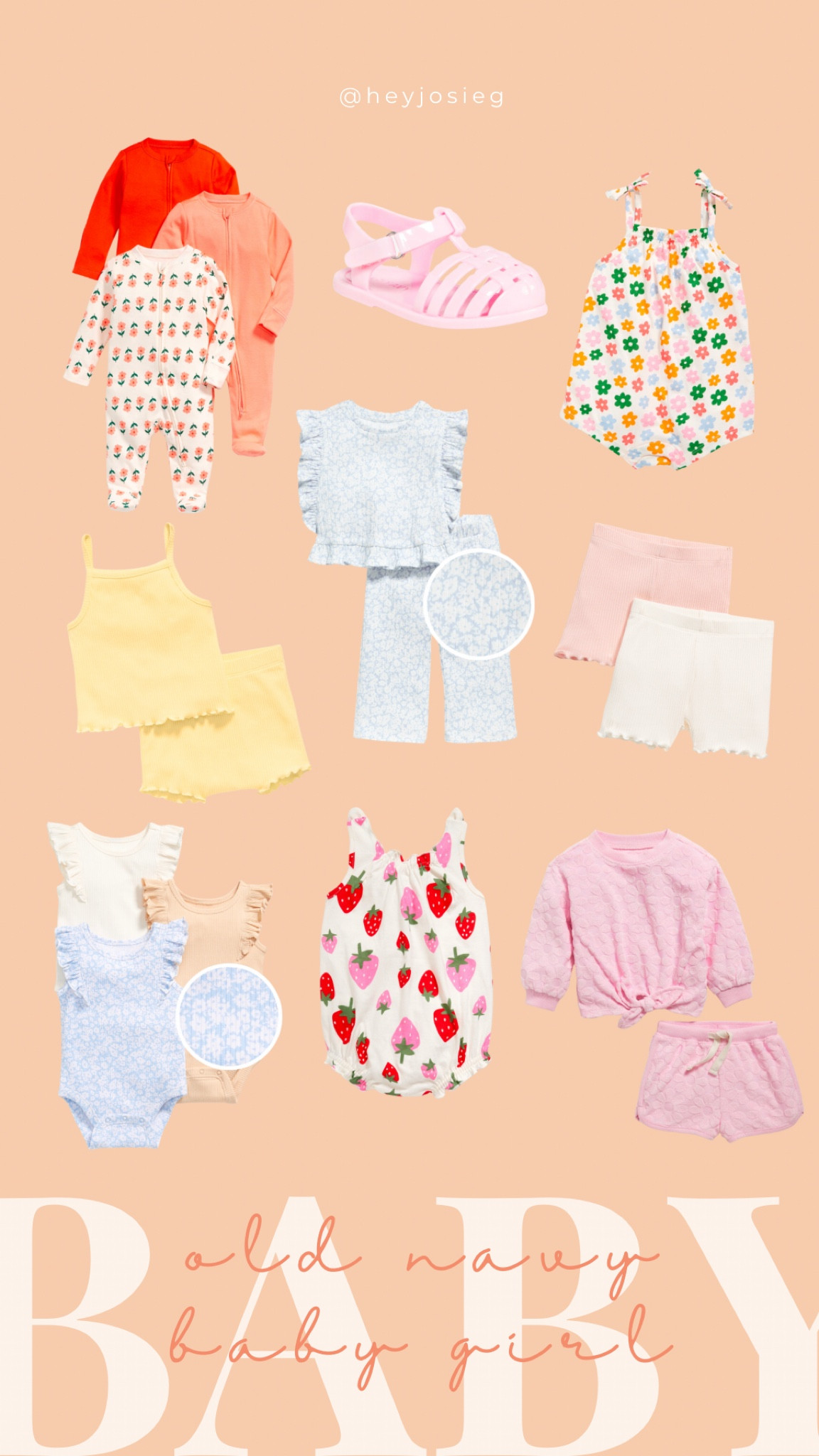 Spring baby girl outfits from Old Navy that are 30% off! 🌸🫶🏼

Jelly sandals, sleep onesies, 2 piece floral sets

#LTKSpringSale #LTKkids #LTKbaby