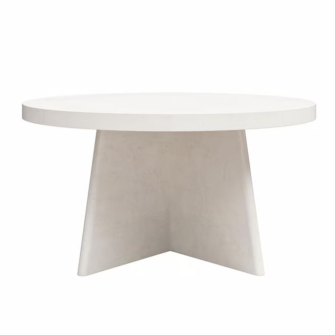 Queer Eye Liam Round Coffee Table, Plaster | Walmart (US)