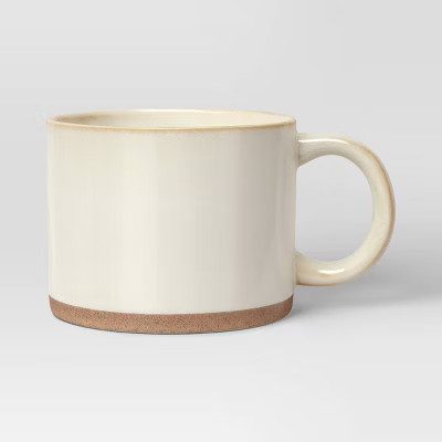 15oz Eugene Ceramic Mug Cream - Threshold™ | Target