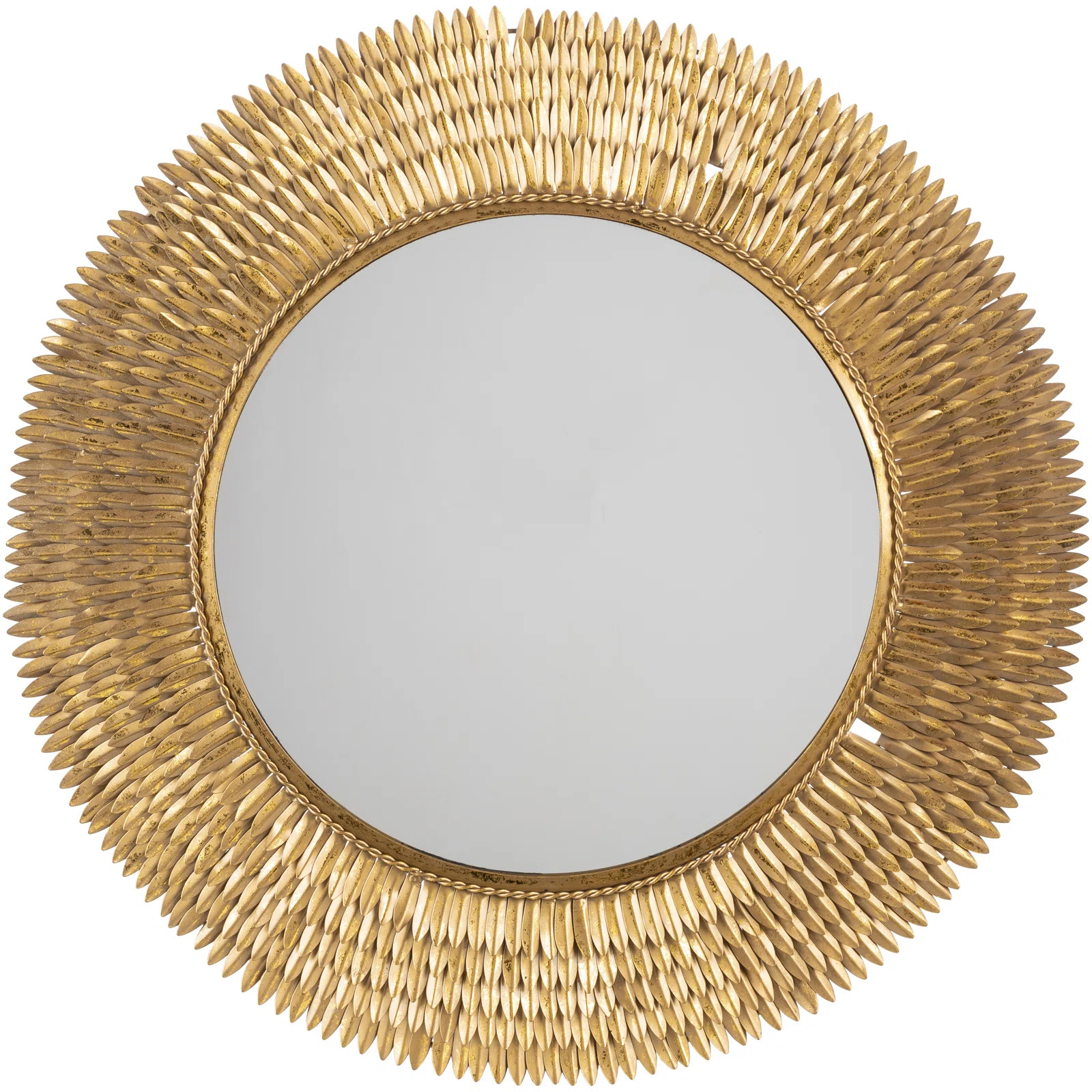 Elsberry Metal Round Wall Mirror | Wayfair North America