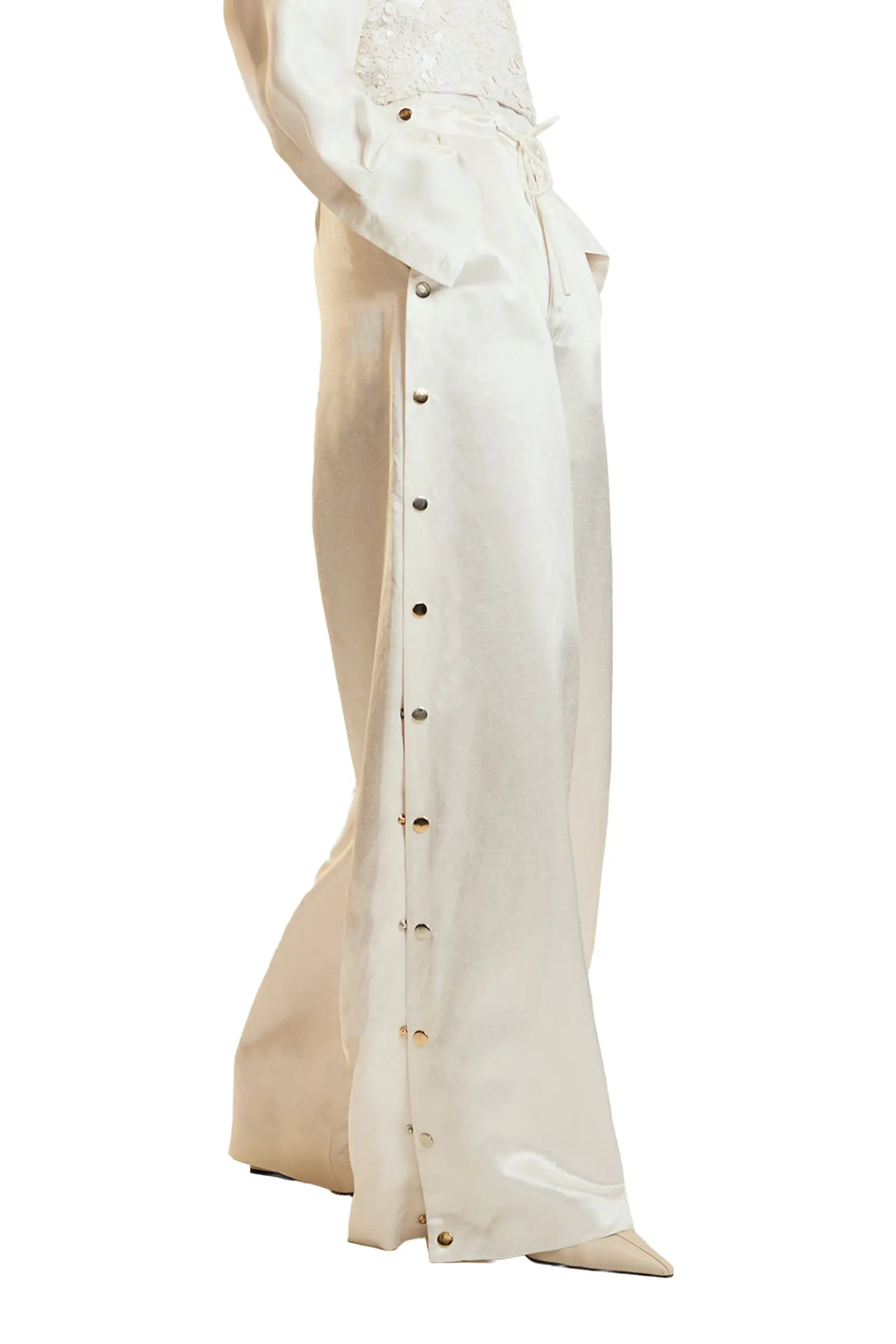 Cynthia Rowley Wide Leg Snap Pants (Women) | Nordstrom | Nordstrom
