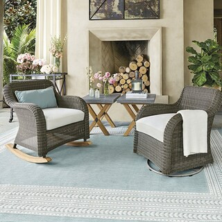 Suzanne Kasler Fleur Indoor/Outdoor Rug | Ballard Designs, Inc.