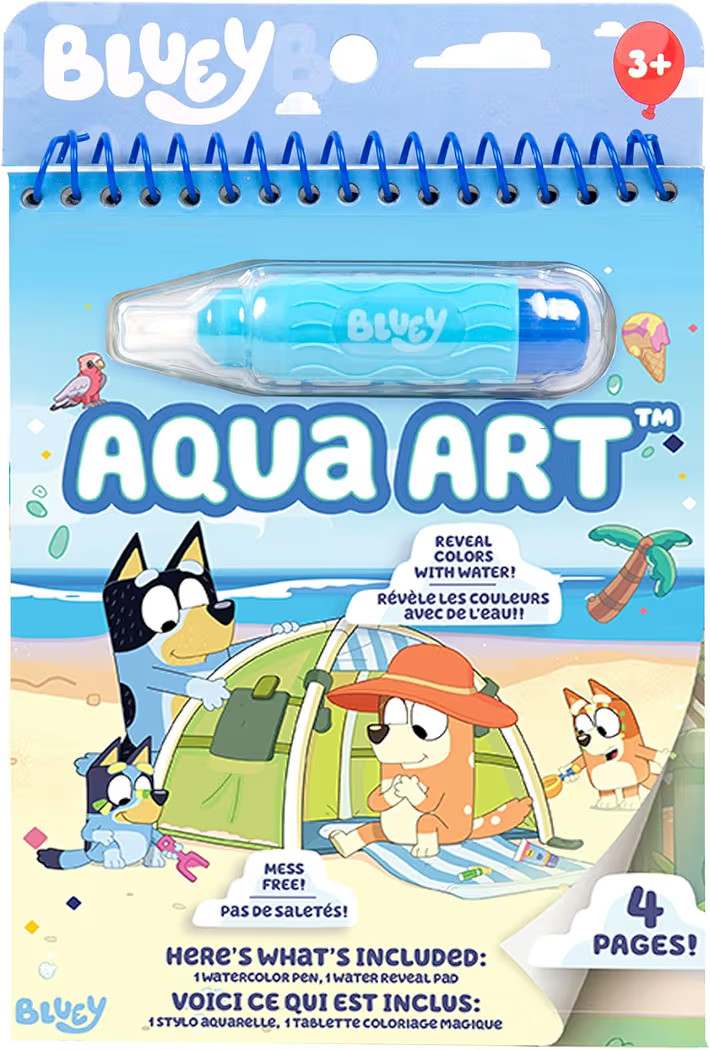 Horizon Group USA Bluey Aqua Art - Reusable Water Reveal Activity Pages With Water Pen for No-Mes... | Amazon (US)
