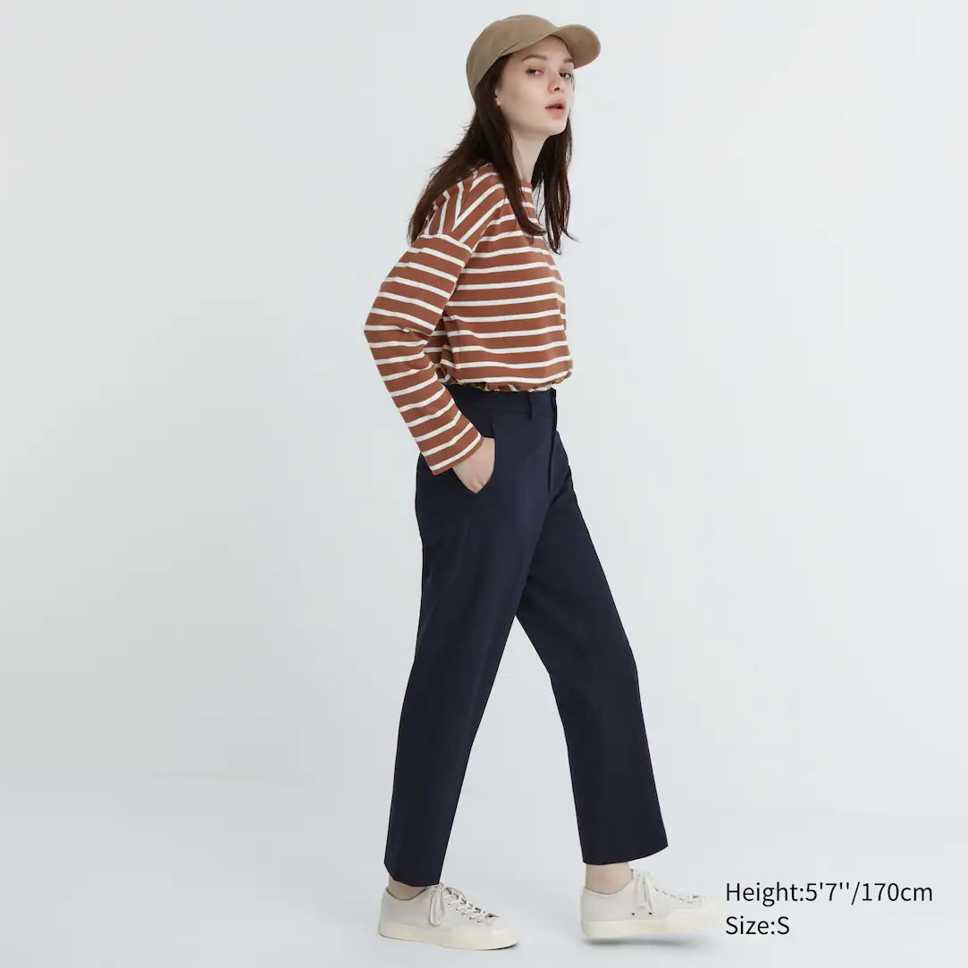 SMART ANKLE LENGTH TROUSERS | UNIQLO (UK)