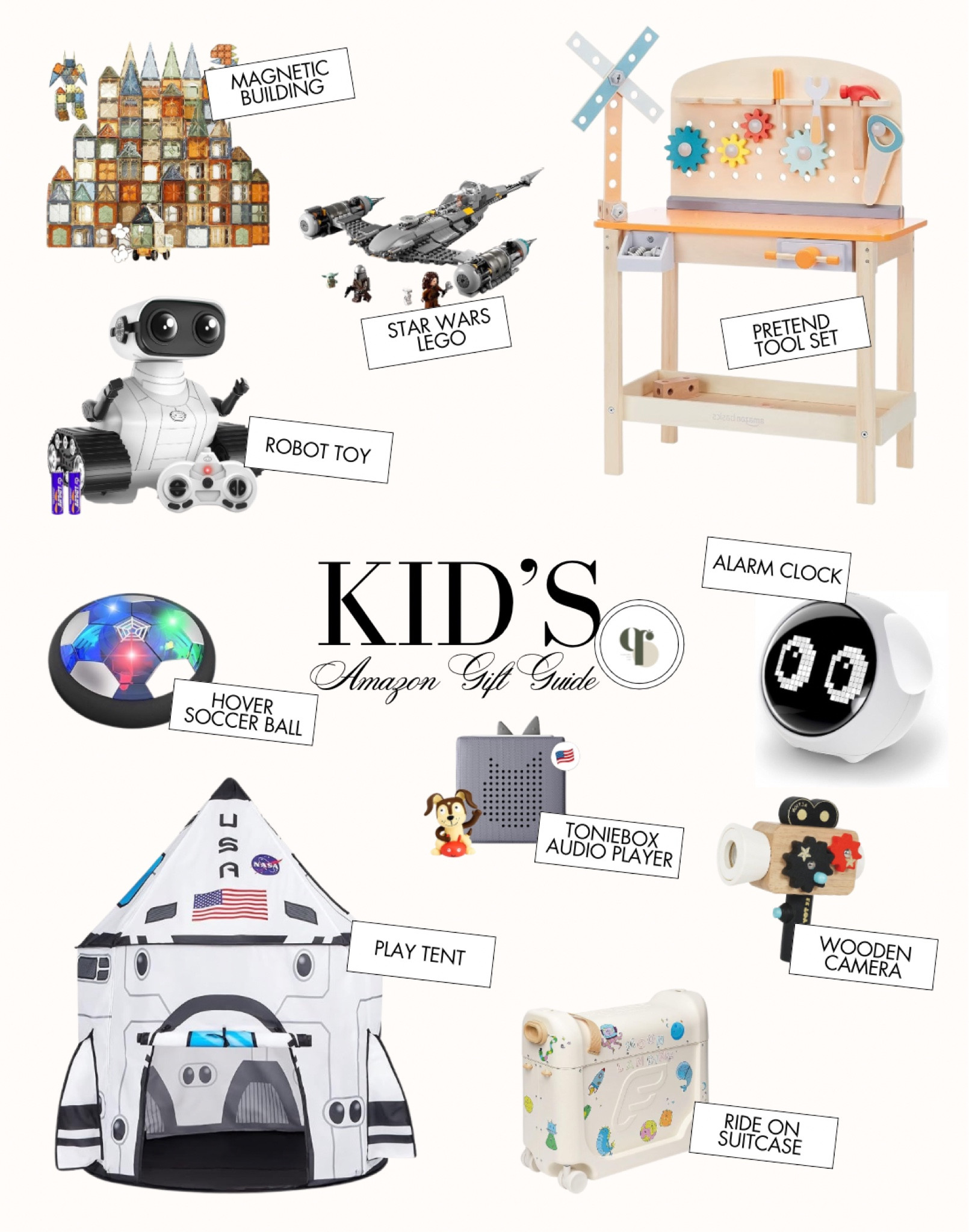 Amazon Holiday Gift Guide For Kids

Gift ideas for boys / toddler gift ideas / pretend tools set / magnetic building / playtent / toniebox audio play / ride on suitcase / alarm clock / wooden camera / montessorie toys / montessorie gift guide / hover soccer ball / robot toys / star wars lego / amazon finds / amazon favorites / amazon must have / amazon kids finds / amazon black friday / amazon cyber week / amazon holiday finds 

#LTKCyberWeek #LTKkids #LTKGiftGuide