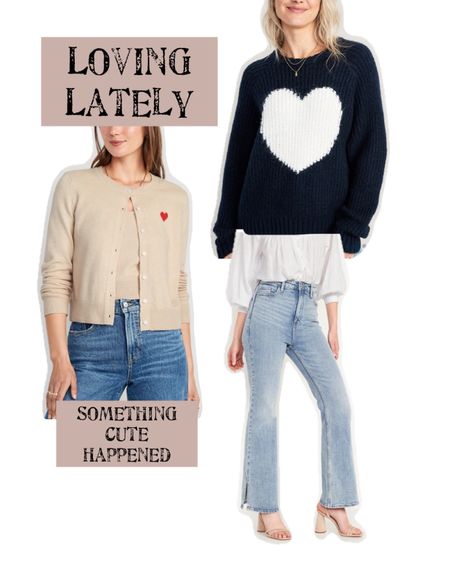 Heart sweater and cardigan
Flare jeans
Old navy on sale

#LTKsalealert #LTKunder50 #LTKFind