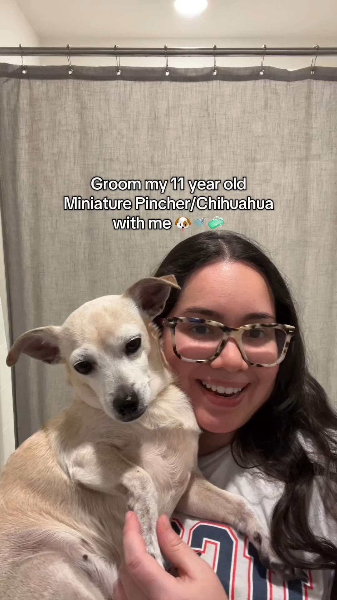 Grooming my dog Coco just got easier with these grooming gloves and deshedding shampoo!

I love that the grooming gloves can be used pre and post bath. Especially since Coco's hair sheds a lot so it's nice to get a few layers off before her bath. If you're looking for a good dog shampoo, this is the one for you! It smells great and desheds and detangles well! Lastly, if you have a puppy or have a girl dog who has periods, these reusable dog diapers are PERFECT and such a game changer! See you on the next grooming!

#dog #pets #amazon

#LTKFindsUnder50 #LTKPets