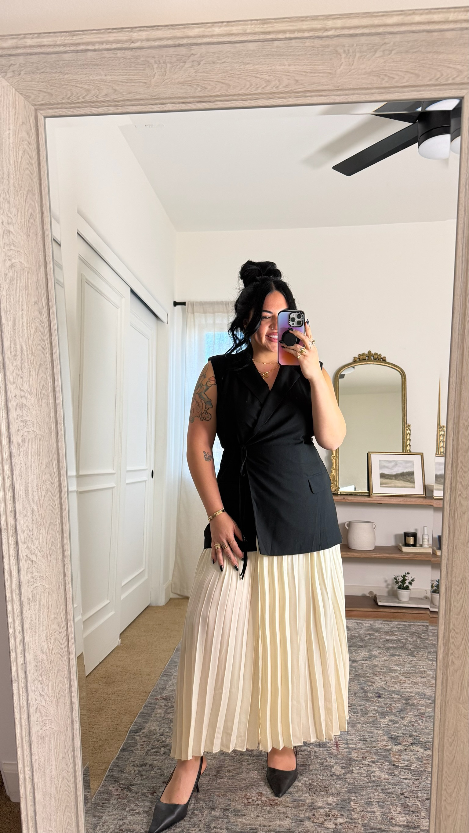 Wearing a size L! 

 #LTKootd #LTKMidsize #LTKFindsUnder100