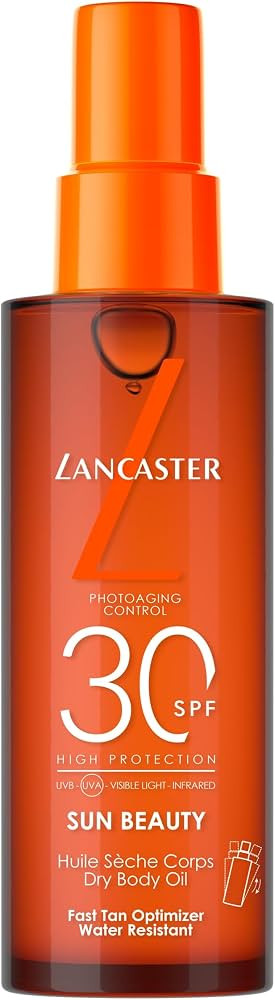 Lancaster Sun Beauty Tan Optimizer Dry Oil SPF30 150ml, Sunscreen For Body, Broad Spectrum Sun Pr... | Amazon (UK)
