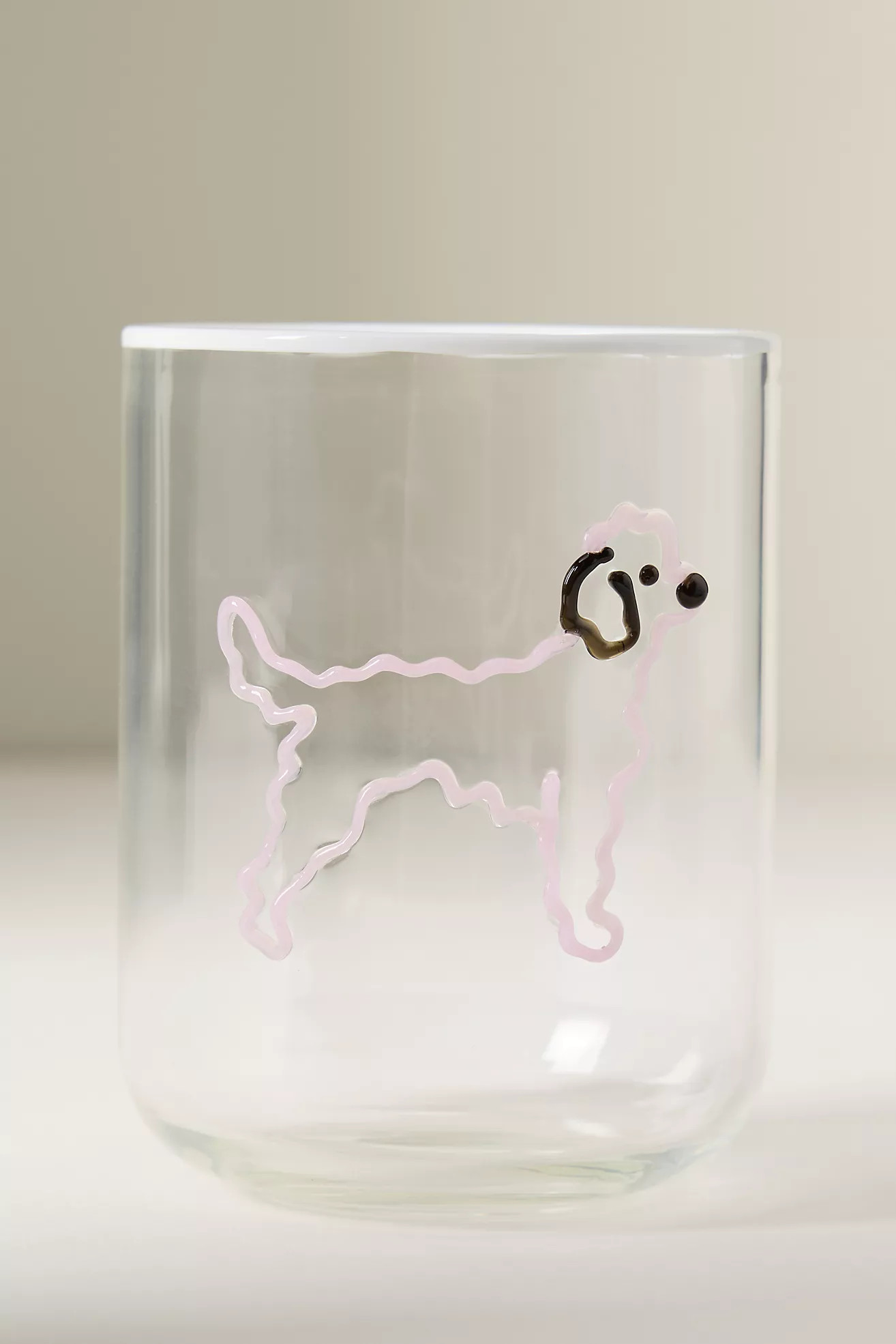 The Love Notes Icon Juice Glass: Dog Edition | Anthropologie (US)