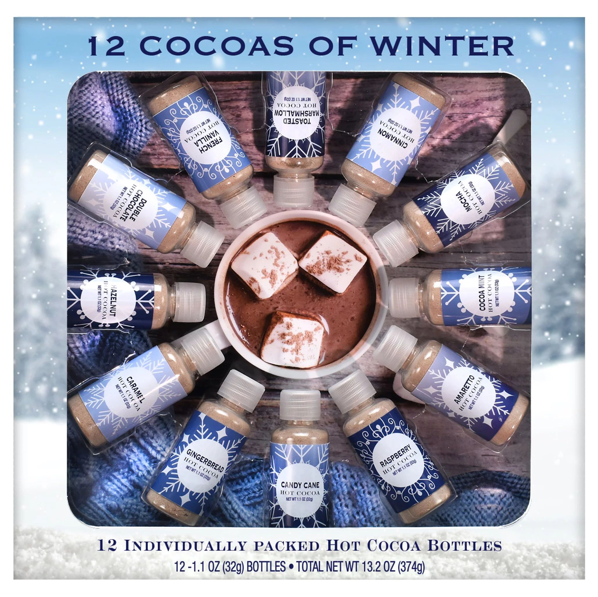 12 Cocoas of Winter, 13.2oz, 12 Piece | Walmart (US)