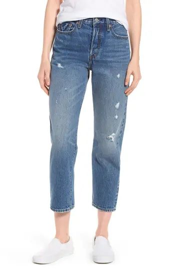 Women's Levi's Wedgie High Waist Straight Jeans, Size 24 - Blue | Nordstrom