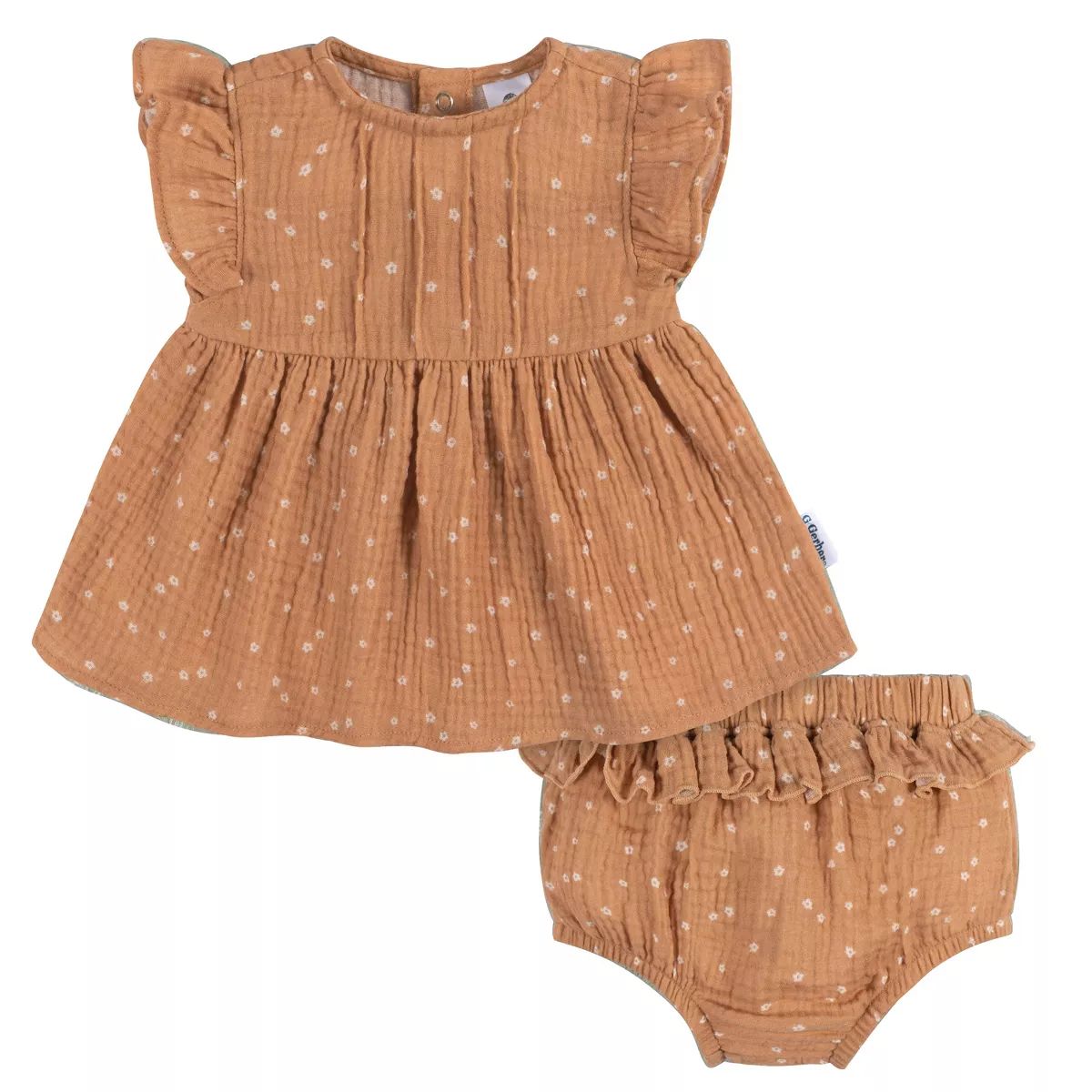 Gerber Baby Girls' Dress and Diaper Cover, 2-Piece | Target