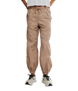 FP Movement Set Me Free Mid Rise Shirred Paneling Elasticated Cuff Jogger Pants | Dillard's