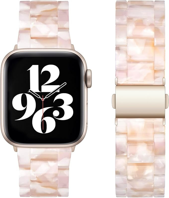 BesBand Resin Strap Compatible with Apple Watch Band iWatch Bracelet Women | Amazon (CA)