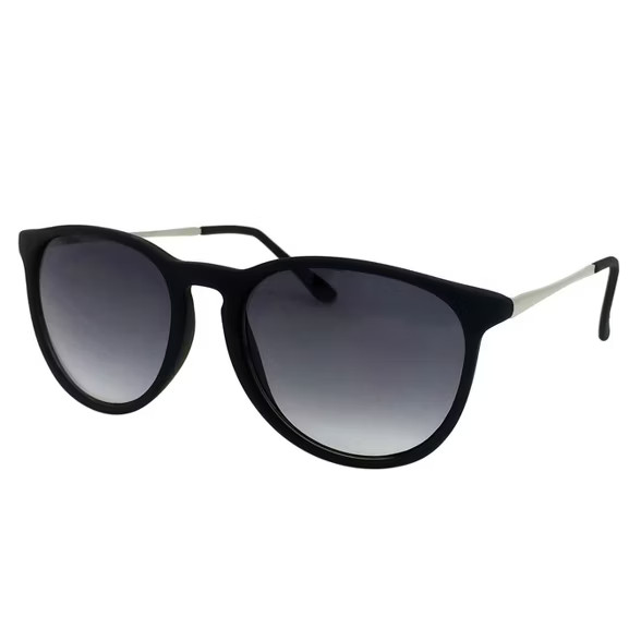 Women's Round Sunglasses - A New Day™ Black | Target
