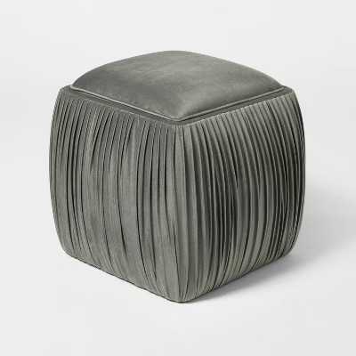 Ruche Storage Ottoman Gray - Threshold™ designed with Studio McGee | Target