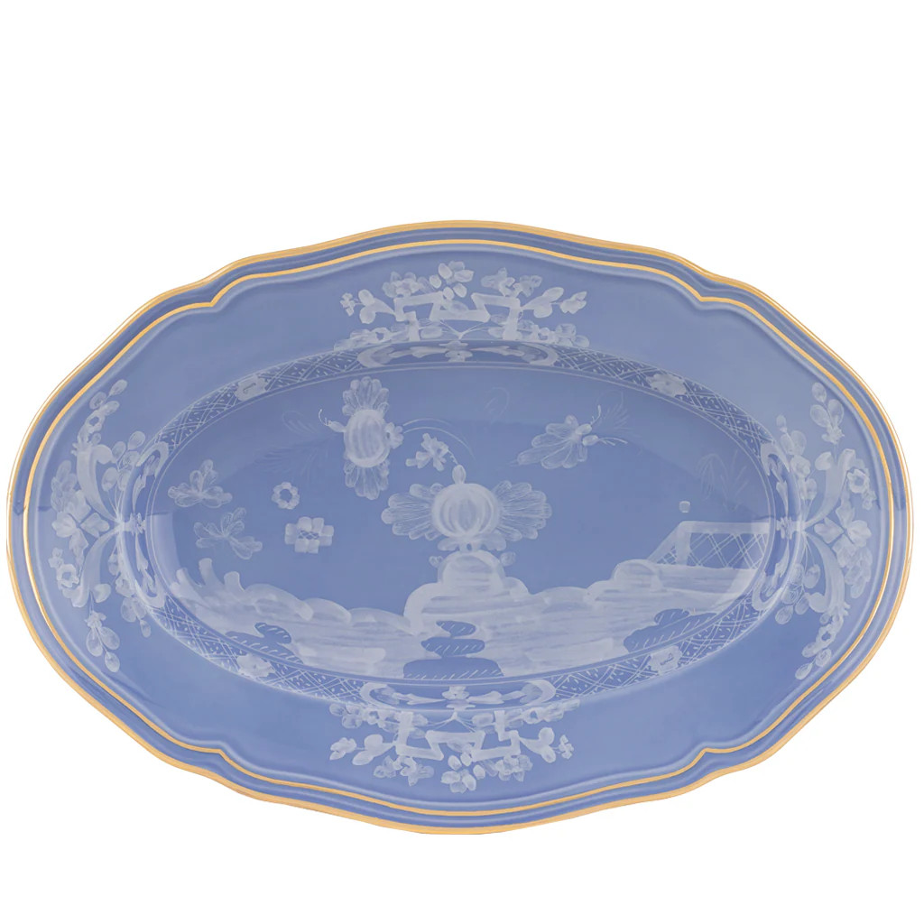Pervinca Oval Platter, Large | Blue Print
