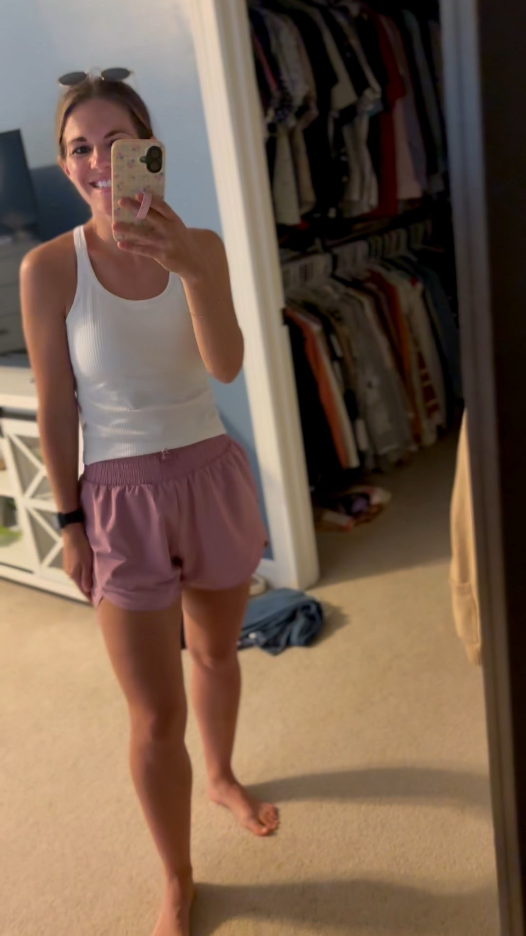 My favorite type of outfit for a casual Sunday! These target shorts are seriously the best and I love this Lulu dupe tank 🤭

#LTKSaleAlert #LTKFindsUnder50 #LTKActive