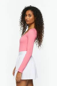 Fitted Long-Sleeve Bodysuit | Forever 21 (US)