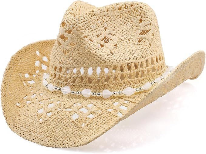 Cowboy Hat,Cowgirl Hat,Cowboy Hats for Women/Mens Yellow | Amazon (US)