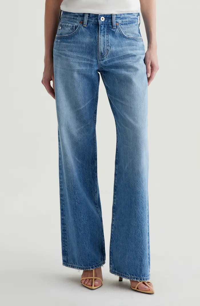 Adria Low Rise Baggy Wide Leg Jeans | Nordstrom
