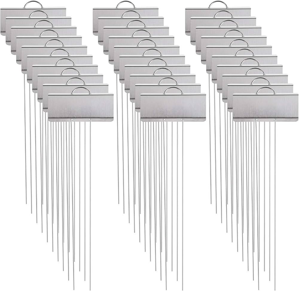 Foraineam 30 Pack 11.5 inch Stainless Steel Garden Markers Weatherproof Metal Plant Labels Large ... | Amazon (US)