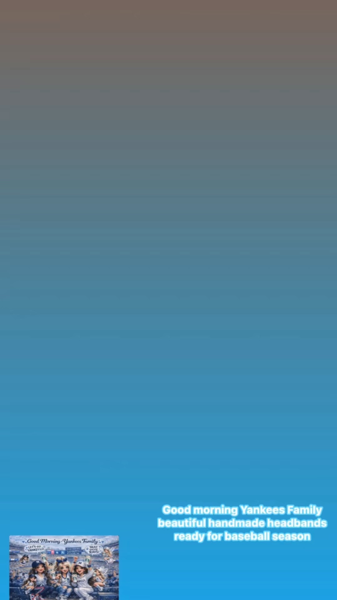 Good morning Yankees Family handmade headbands for baseball season 

#LTKdayinmylife #LTKBeauty #LTKfitnessgoals