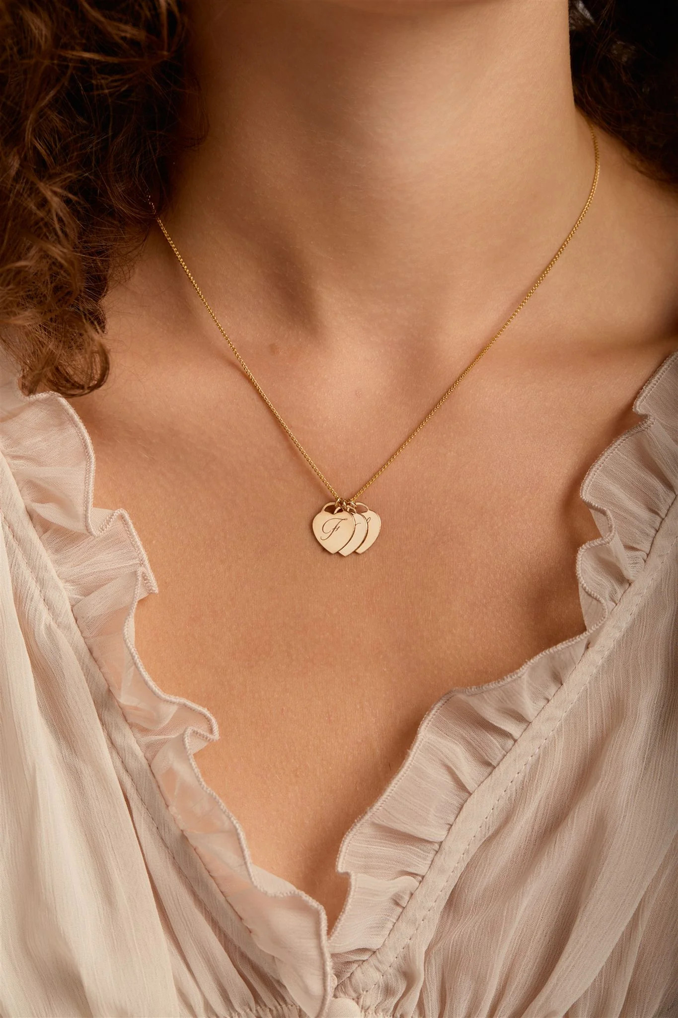 Multi Alice Initial Necklace | Set & Stones