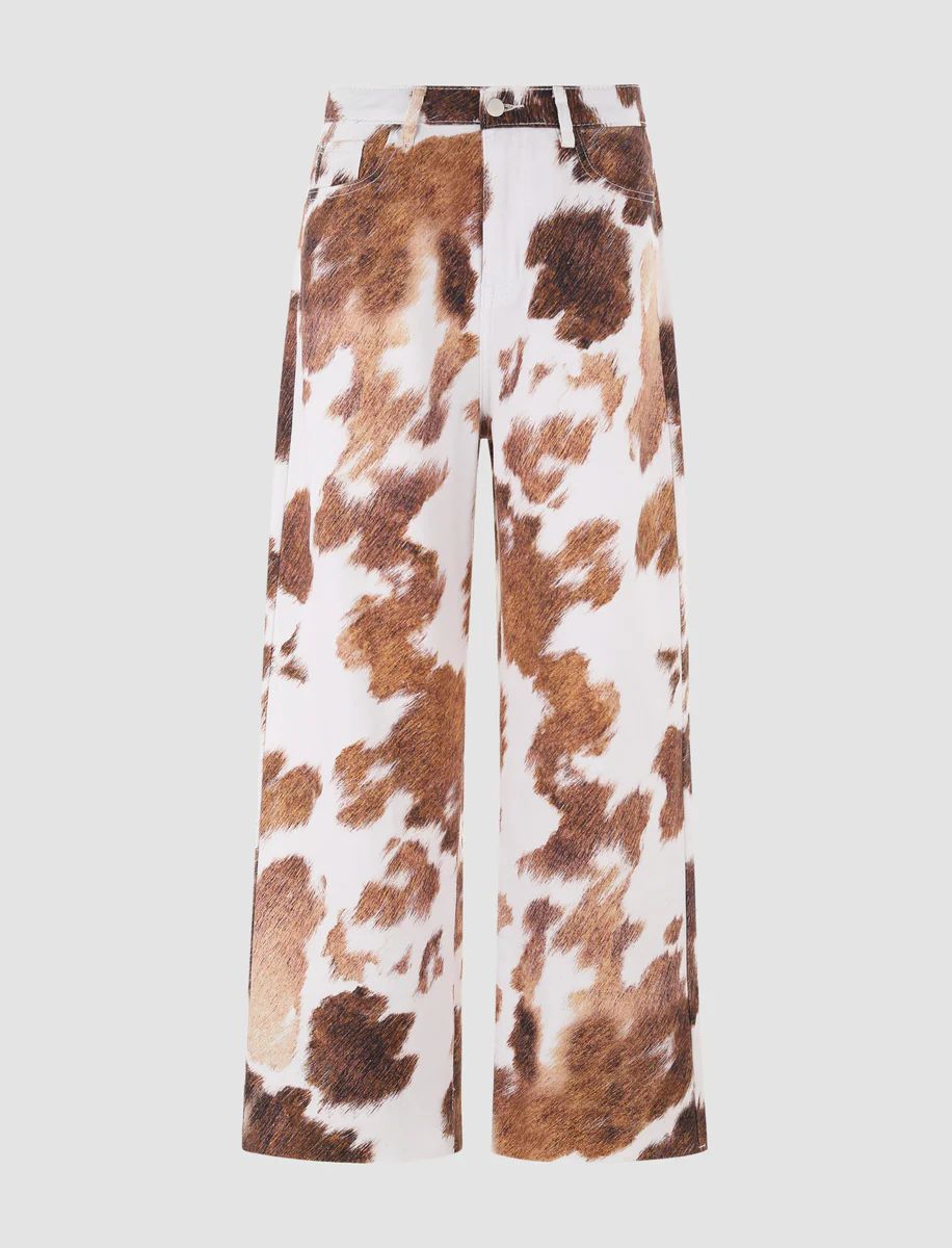 Cow Print Jeans | Cider